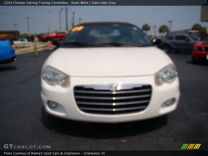 Stone White / Dark Slate Gray 2004 Chrysler Sebring Touring Convertible