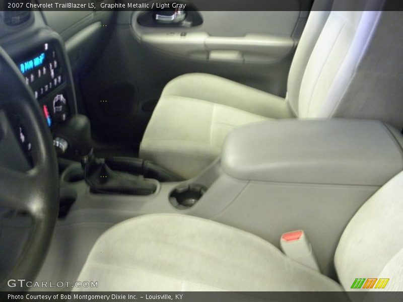 Graphite Metallic / Light Gray 2007 Chevrolet TrailBlazer LS