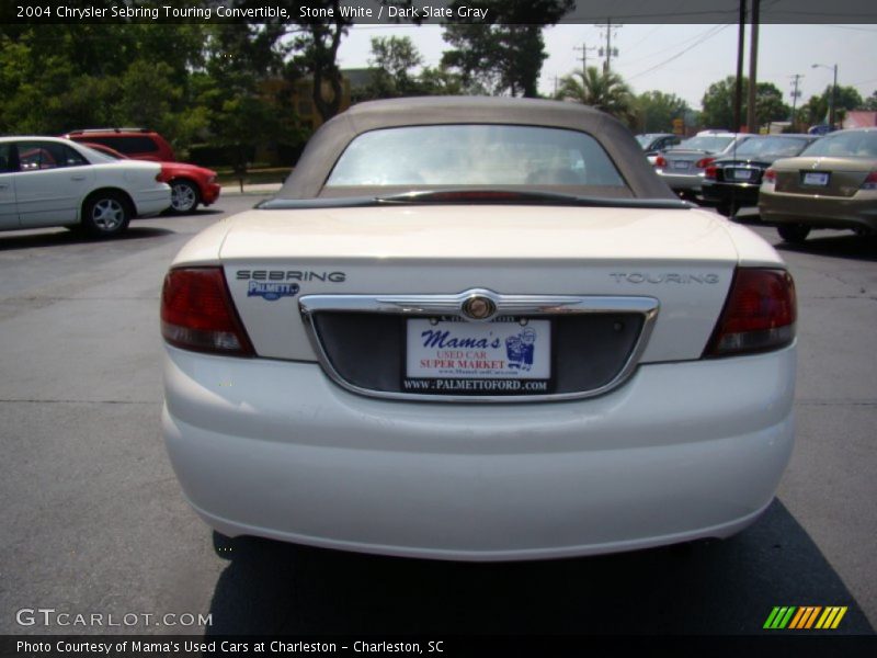 Stone White / Dark Slate Gray 2004 Chrysler Sebring Touring Convertible