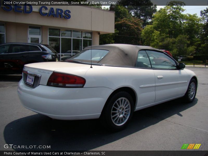 Stone White / Dark Slate Gray 2004 Chrysler Sebring Touring Convertible