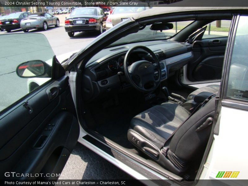 Stone White / Dark Slate Gray 2004 Chrysler Sebring Touring Convertible