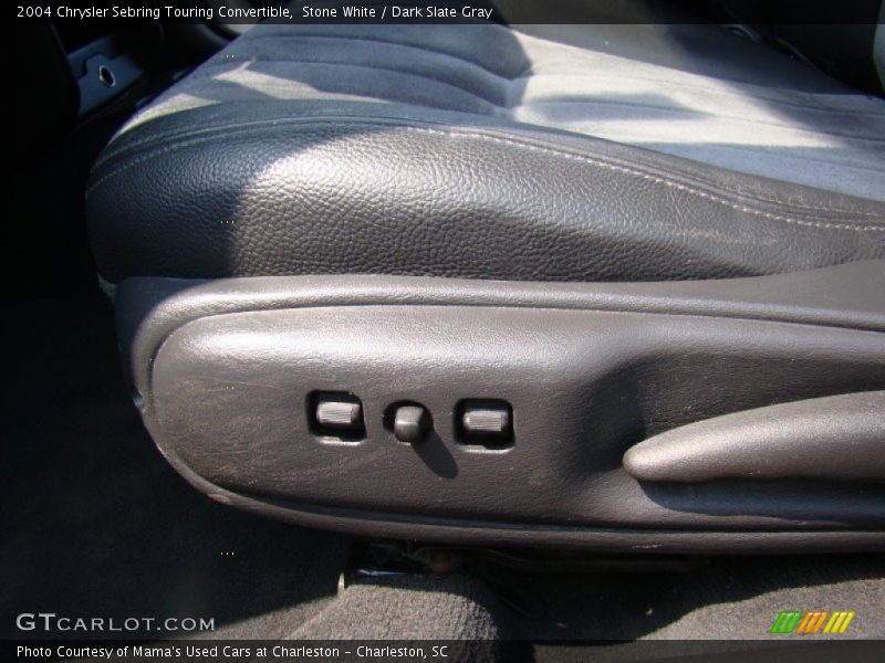 Stone White / Dark Slate Gray 2004 Chrysler Sebring Touring Convertible