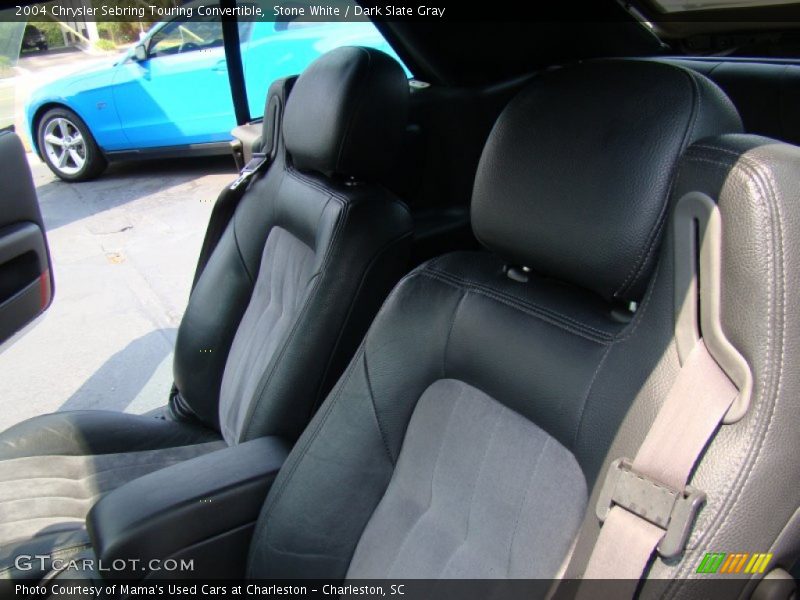 Stone White / Dark Slate Gray 2004 Chrysler Sebring Touring Convertible