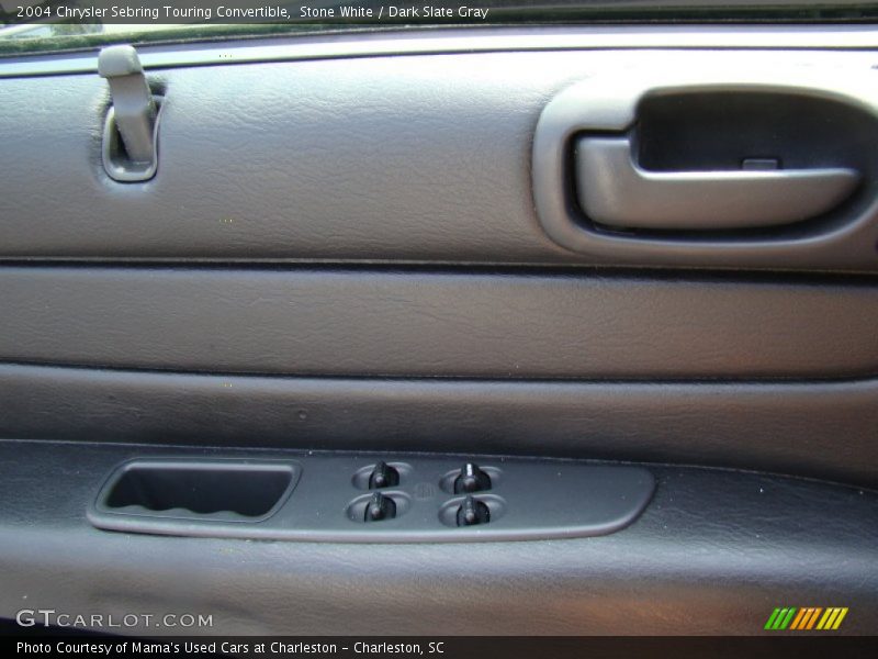 Stone White / Dark Slate Gray 2004 Chrysler Sebring Touring Convertible