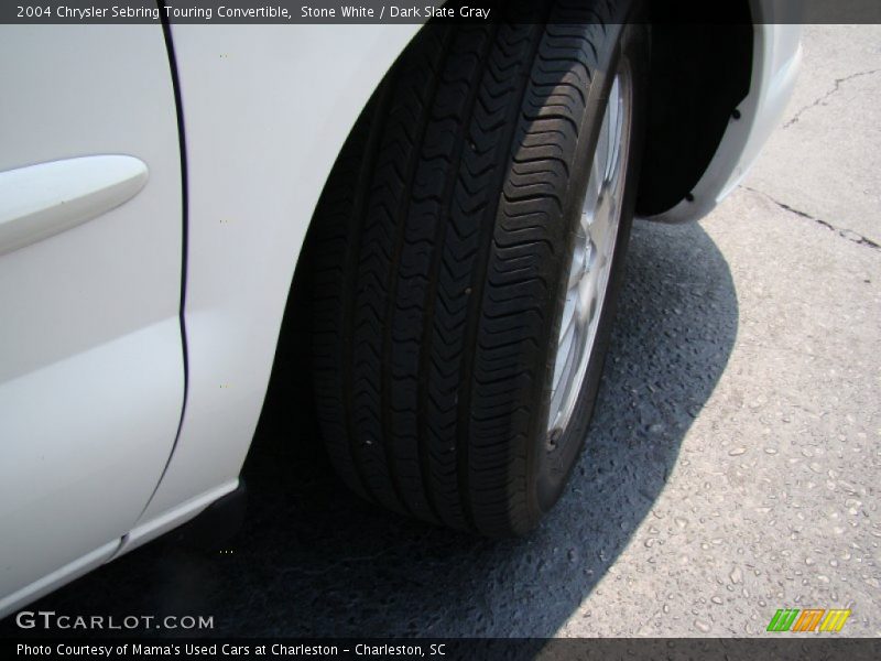 Stone White / Dark Slate Gray 2004 Chrysler Sebring Touring Convertible