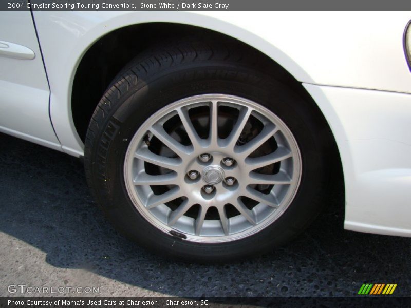 Stone White / Dark Slate Gray 2004 Chrysler Sebring Touring Convertible