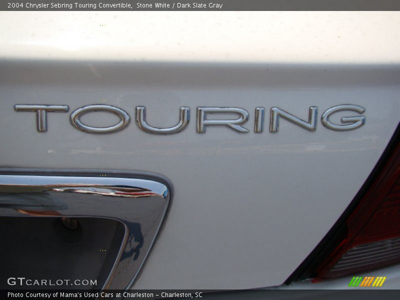 Stone White / Dark Slate Gray 2004 Chrysler Sebring Touring Convertible