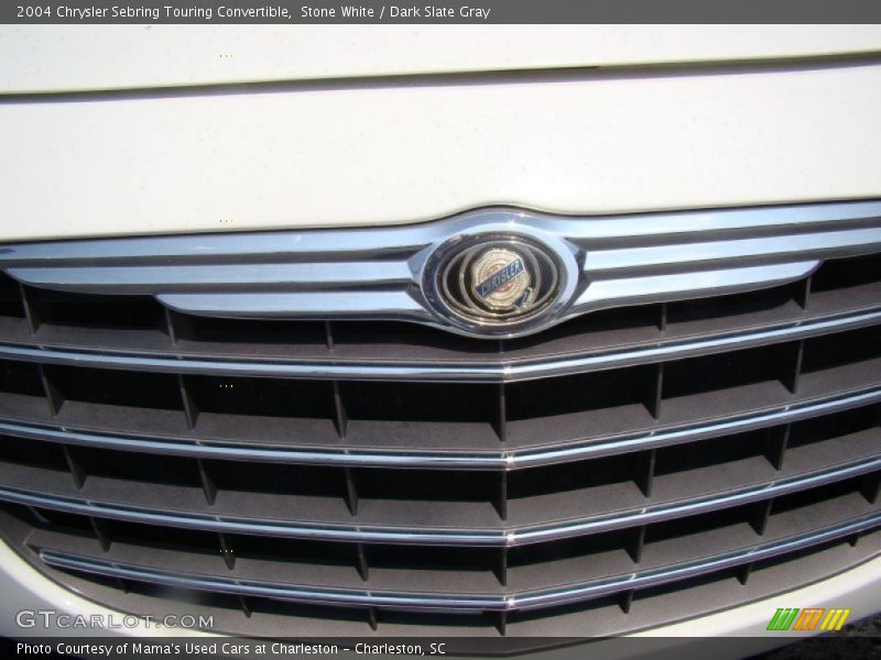 Stone White / Dark Slate Gray 2004 Chrysler Sebring Touring Convertible