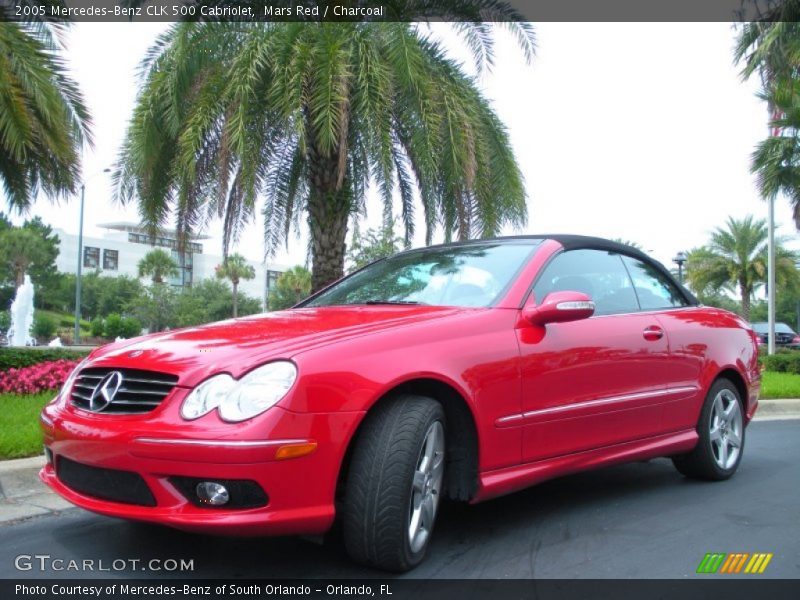 Front 3/4 View of 2005 CLK 500 Cabriolet