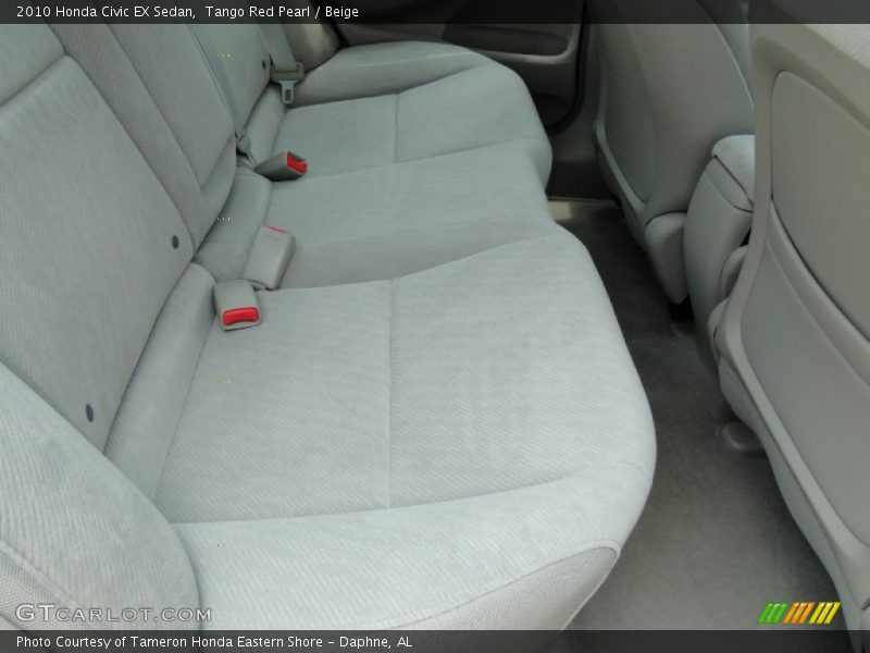 Tango Red Pearl / Beige 2010 Honda Civic EX Sedan