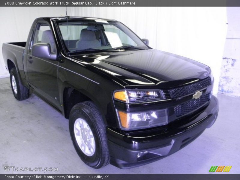Black / Light Cashmere 2008 Chevrolet Colorado Work Truck Regular Cab