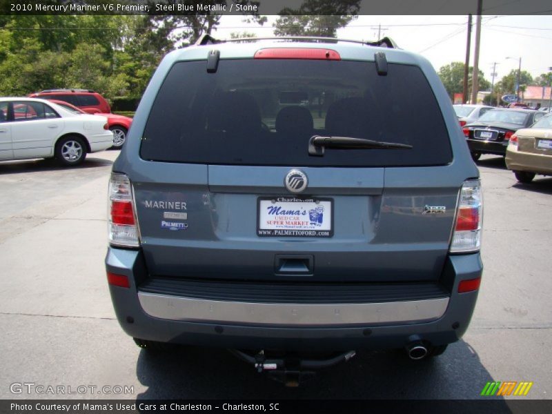 Steel Blue Metallic / Stone 2010 Mercury Mariner V6 Premier