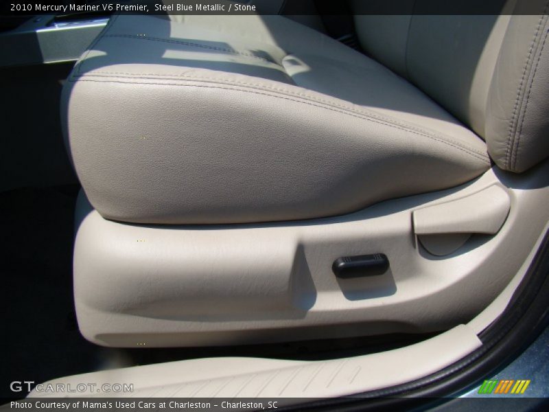 Steel Blue Metallic / Stone 2010 Mercury Mariner V6 Premier