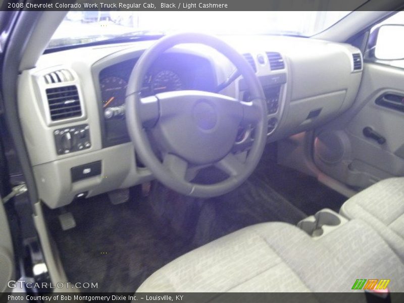 Black / Light Cashmere 2008 Chevrolet Colorado Work Truck Regular Cab