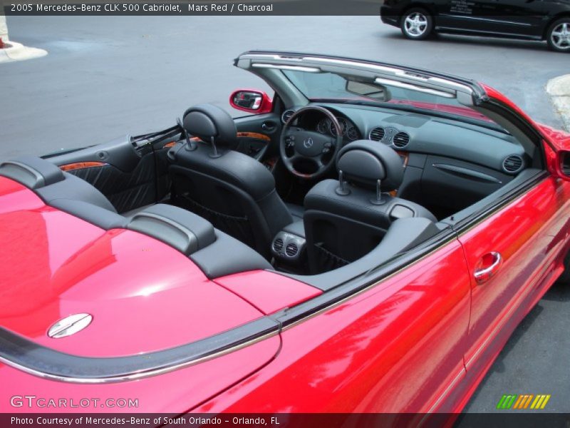 Mars Red / Charcoal 2005 Mercedes-Benz CLK 500 Cabriolet