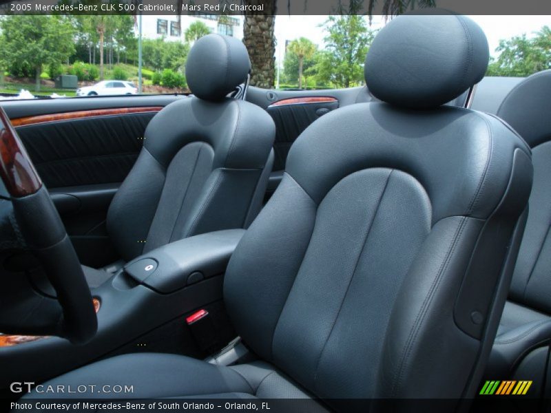  2005 CLK 500 Cabriolet Charcoal Interior