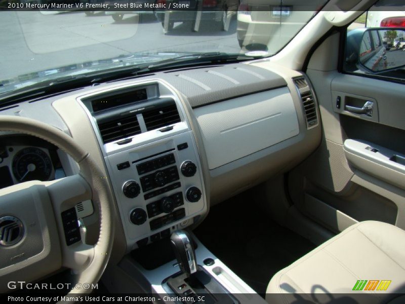 Steel Blue Metallic / Stone 2010 Mercury Mariner V6 Premier