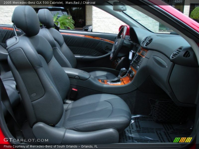 Mars Red / Charcoal 2005 Mercedes-Benz CLK 500 Cabriolet