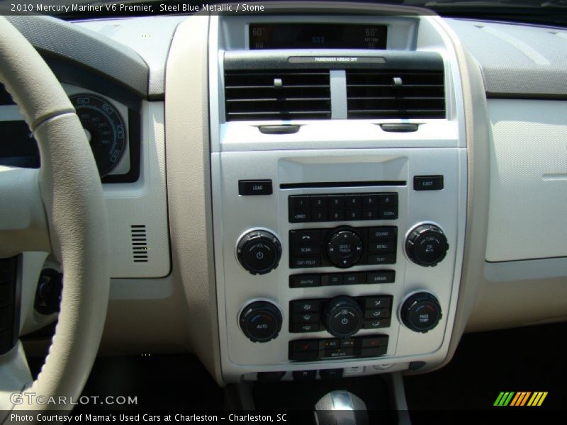 Steel Blue Metallic / Stone 2010 Mercury Mariner V6 Premier