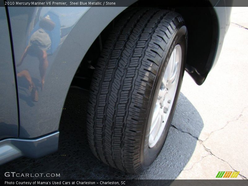 Steel Blue Metallic / Stone 2010 Mercury Mariner V6 Premier
