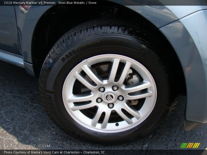 Steel Blue Metallic / Stone 2010 Mercury Mariner V6 Premier