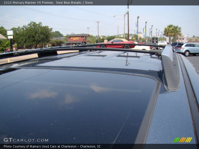 Steel Blue Metallic / Stone 2010 Mercury Mariner V6 Premier