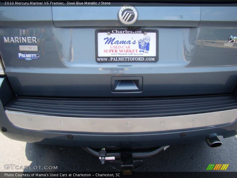 Steel Blue Metallic / Stone 2010 Mercury Mariner V6 Premier