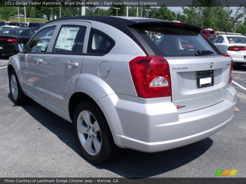 Bright Silver Metallic / Dark Slate/Medium Graystone 2011 Dodge Caliber Mainstreet