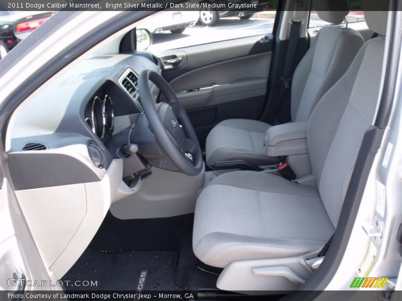 Bright Silver Metallic / Dark Slate/Medium Graystone 2011 Dodge Caliber Mainstreet