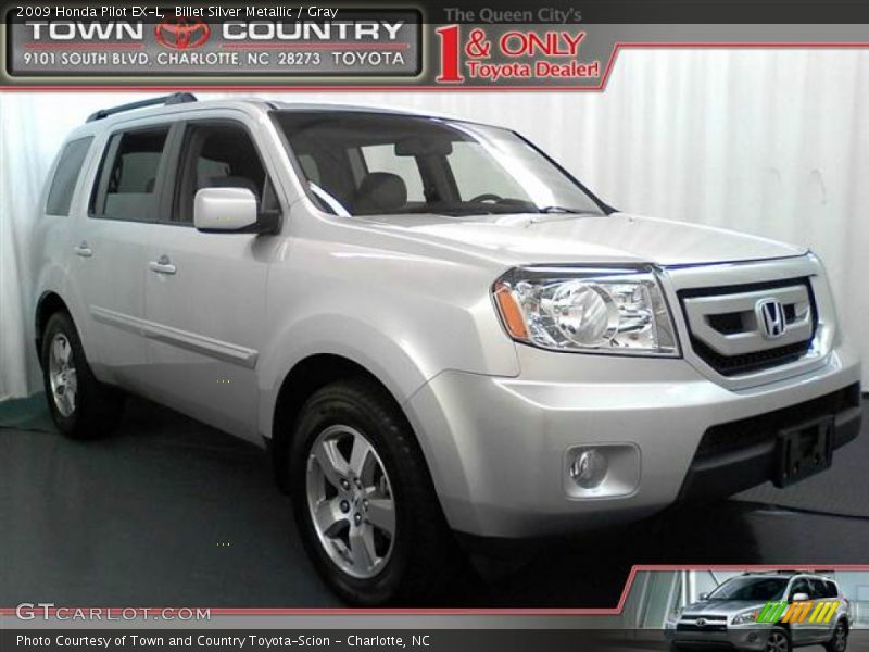 Billet Silver Metallic / Gray 2009 Honda Pilot EX-L