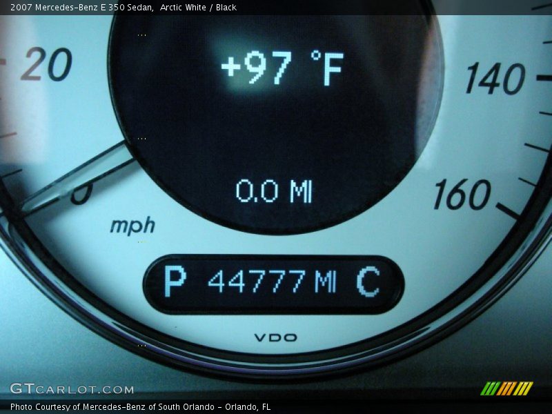 Arctic White / Black 2007 Mercedes-Benz E 350 Sedan