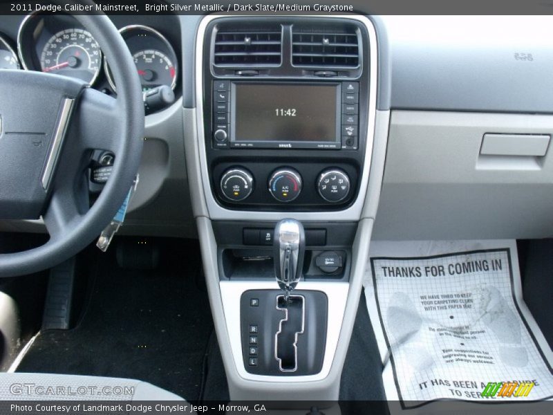Bright Silver Metallic / Dark Slate/Medium Graystone 2011 Dodge Caliber Mainstreet