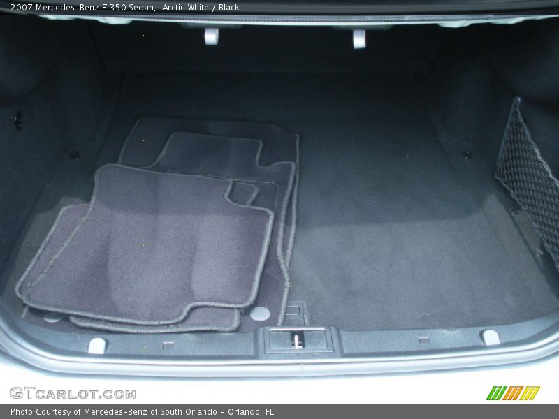 Arctic White / Black 2007 Mercedes-Benz E 350 Sedan