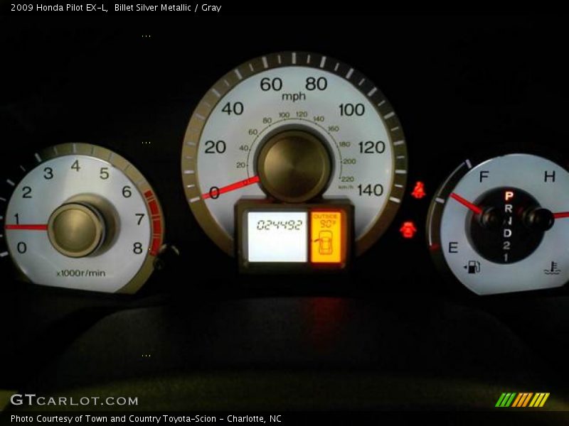 Billet Silver Metallic / Gray 2009 Honda Pilot EX-L