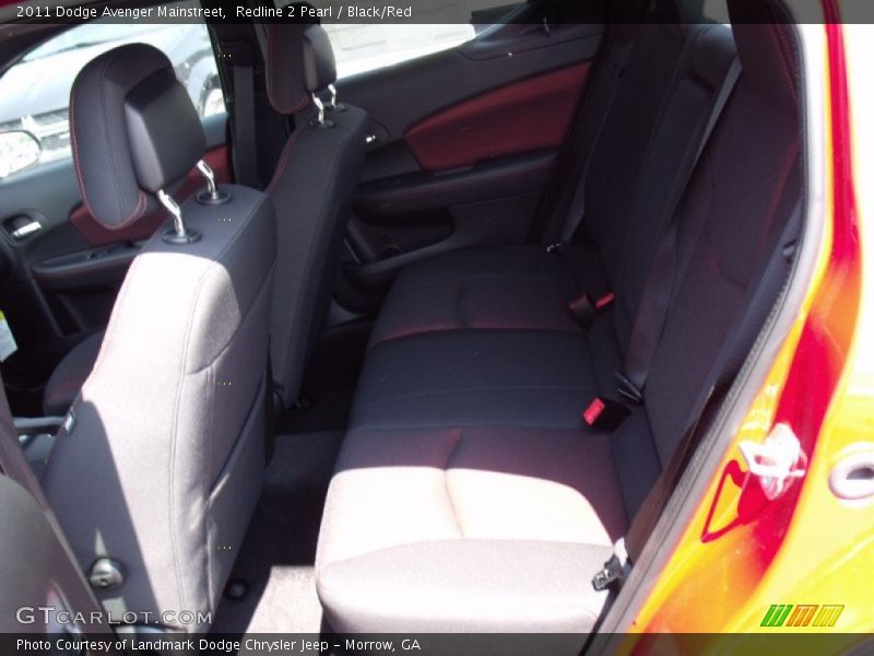 Redline 2 Pearl / Black/Red 2011 Dodge Avenger Mainstreet