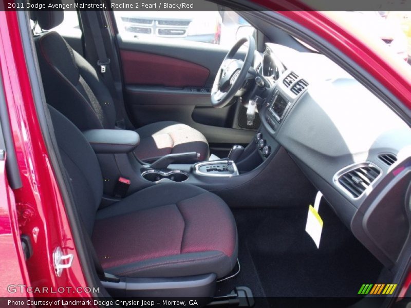 Redline 2 Pearl / Black/Red 2011 Dodge Avenger Mainstreet