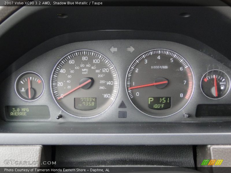  2007 XC90 3.2 AWD 3.2 AWD Gauges