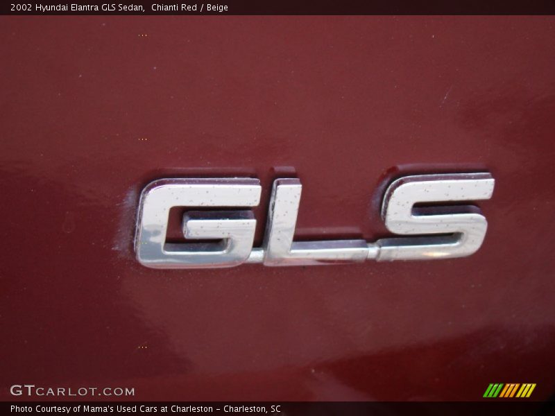 Chianti Red / Beige 2002 Hyundai Elantra GLS Sedan