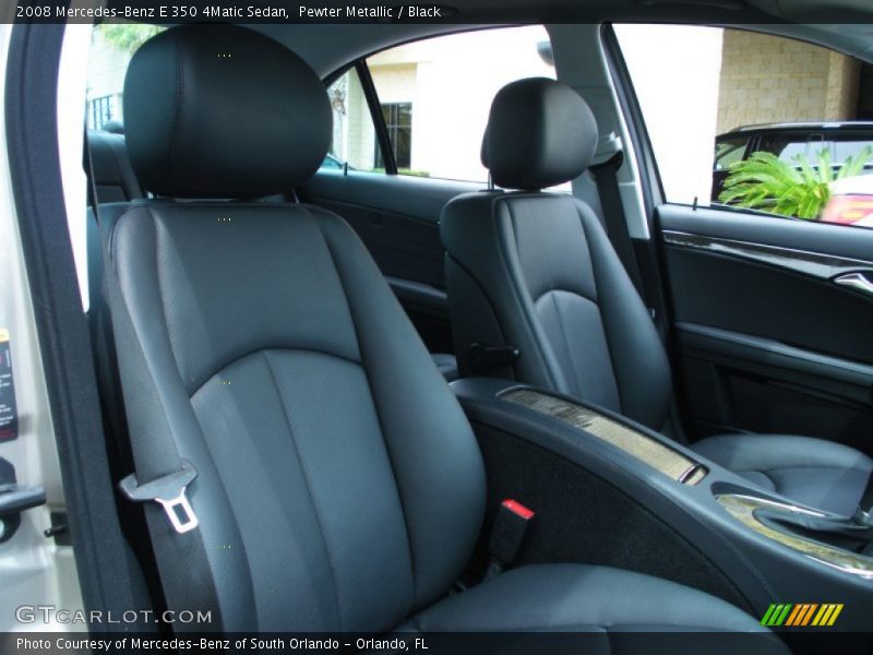 Pewter Metallic / Black 2008 Mercedes-Benz E 350 4Matic Sedan