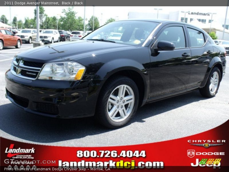 Black / Black 2011 Dodge Avenger Mainstreet
