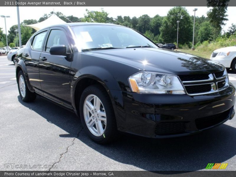 Black / Black 2011 Dodge Avenger Mainstreet
