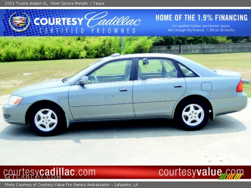 Silver Spruce Metallic / Taupe 2001 Toyota Avalon XL