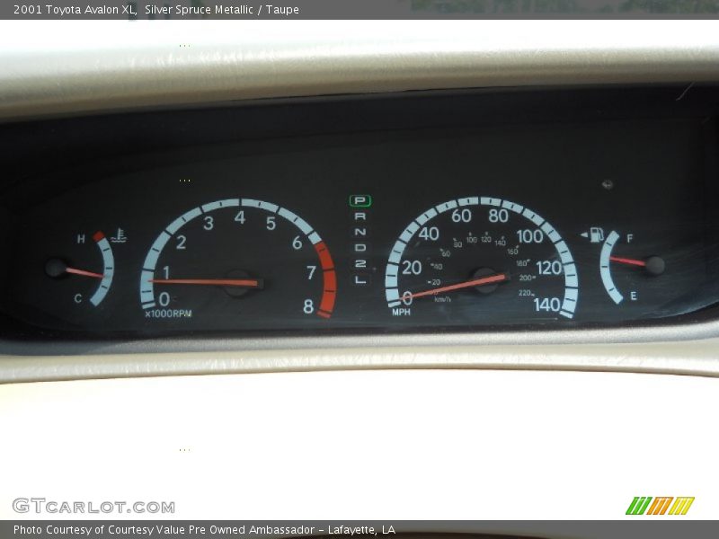 Silver Spruce Metallic / Taupe 2001 Toyota Avalon XL