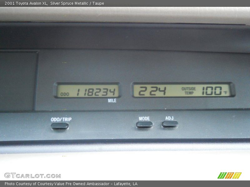Silver Spruce Metallic / Taupe 2001 Toyota Avalon XL