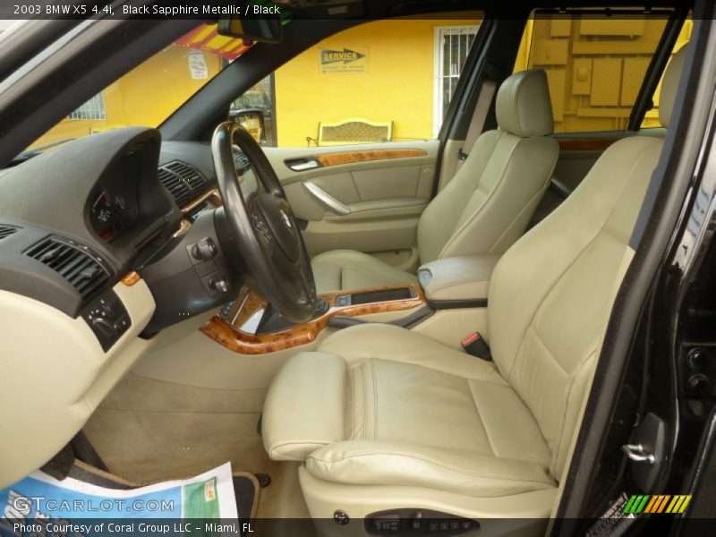 Black Sapphire Metallic / Black 2003 BMW X5 4.4i