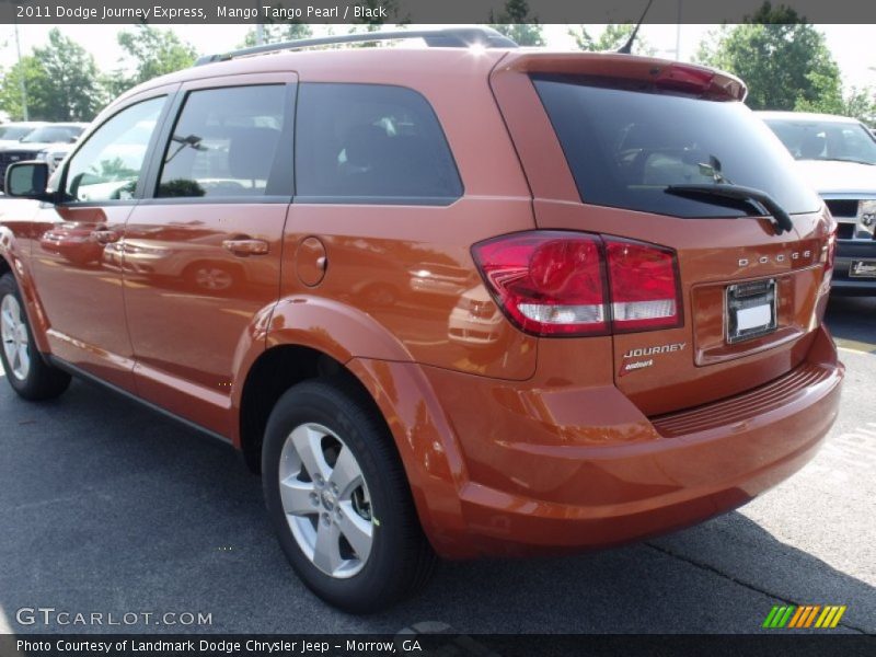 Mango Tango Pearl / Black 2011 Dodge Journey Express
