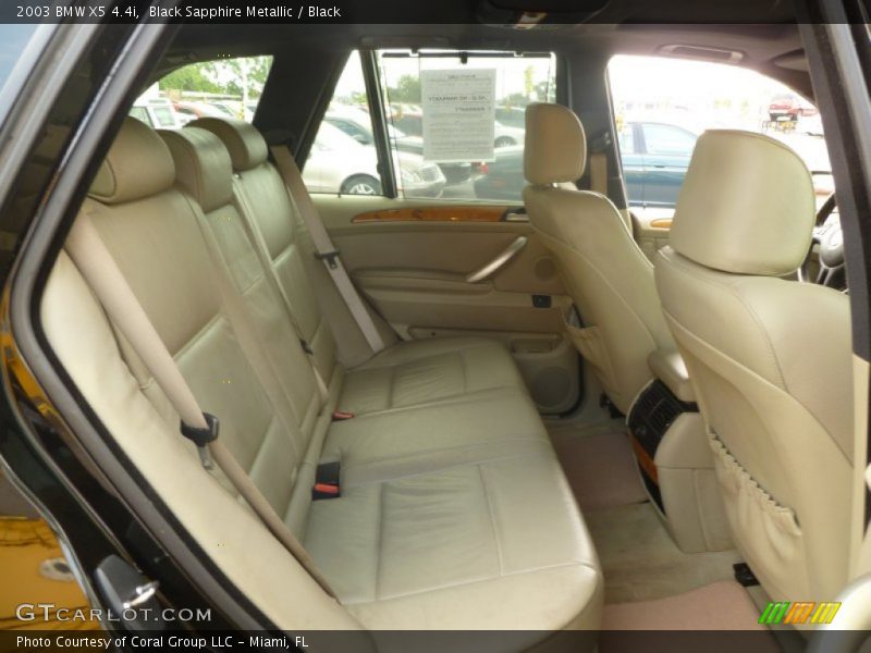 Black Sapphire Metallic / Black 2003 BMW X5 4.4i
