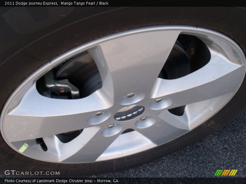 Mango Tango Pearl / Black 2011 Dodge Journey Express