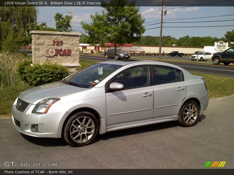 Brilliant Silver / SE-R Charcoal 2008 Nissan Sentra SE-R