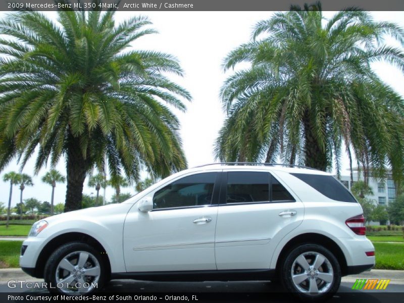 Arctic White / Cashmere 2009 Mercedes-Benz ML 350 4Matic